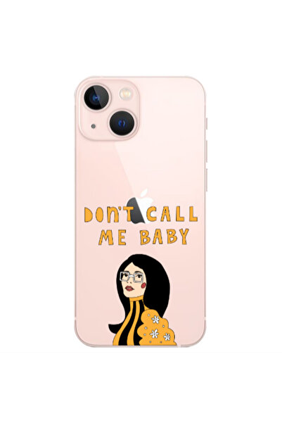 Other Apple iPhone 13 Mini Call me baby Transparent Silicone TPU Θήκη