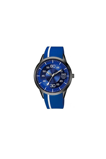 Q&Q Ρολόι Αντρικό Silicone Strap, Μπλε, Q&amp;Q, κωδ.Q982J502Y