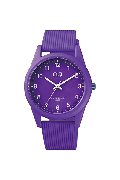 Q&Q Ρολόι Γυναικείο Purple Rubber κωδ VS12J008Y