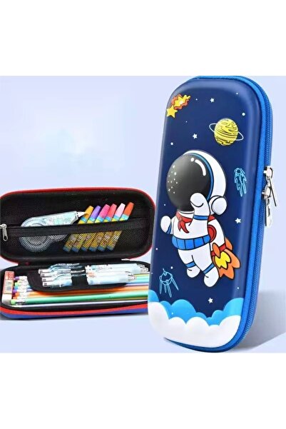 BABUN Uçan Astronot Kabartmalı 3D Geniş Kapasiteli EVA Sert Erkek Çocuk Kalem...