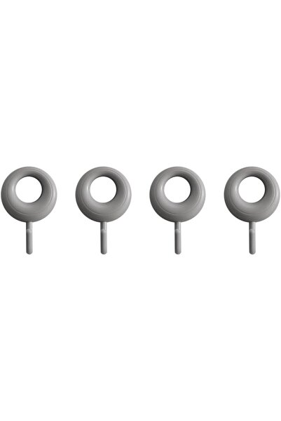 Arabest 4-Piece Adhesive Key Hooks,Wall Mounted,Cute Plastic Design,for Towel...