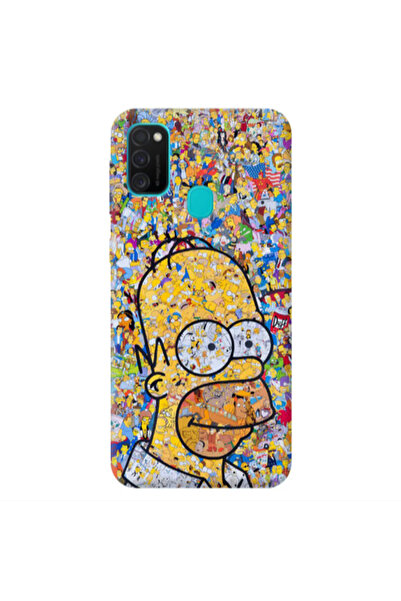 Other Samsung M21 Simpsons Transparent Silicone TPU Θήκη