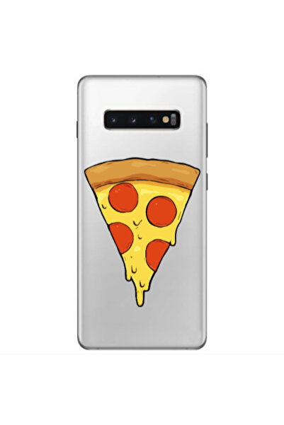 Other Samsung S10 Plus Pizza Slice Transparent Silicone TPU Θήκη