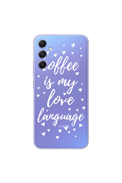 Other Samsung A16 Coffe is my love language Transparent Silicone TPU Θήκη