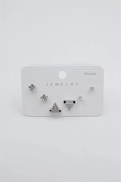 Marsilyan Nvdn- Ieg - Multiple Set Earrings - Silver Iegrs-Nvdn1
