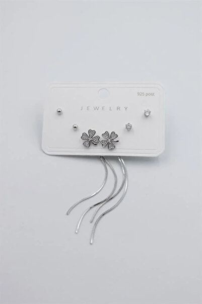 Marsilyan Nvdn- Ieg - Multiple Set Earrings - Silver Iegrs-Nvdn1