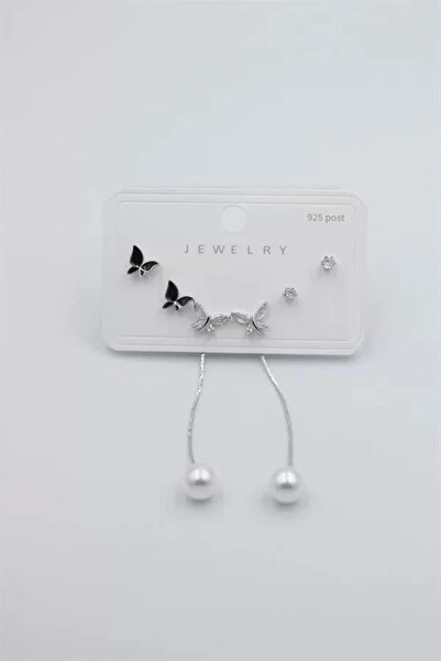 Marsilyan Nvdn- Ieg - Multiple Set Earrings - Silver Iegrs-Nvdn1