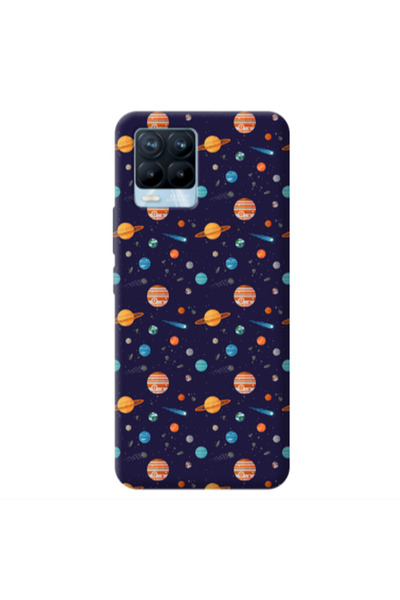 Other Realme 8 Pro Planets Transparent Silicone TPU Θήκη
