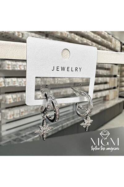Marsilyan Nvdn- Ieg - Zircon Stone Earrings Iegrs-Nvdn1