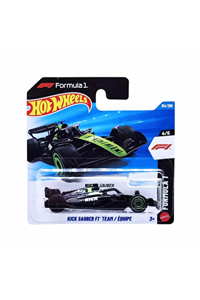 HOT WHEELS Mașină, echipa Kick Sauber Formula 1, negru, scară 1:64