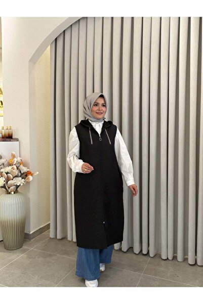 KADO KAPİTONE YELEK SİYAH