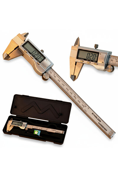Ayawaska 150 mm stainless steel digital electronic caliper with LCD screen, 0...