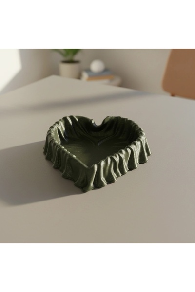 OEM Decorative Bowl Heart Shape Draped Design