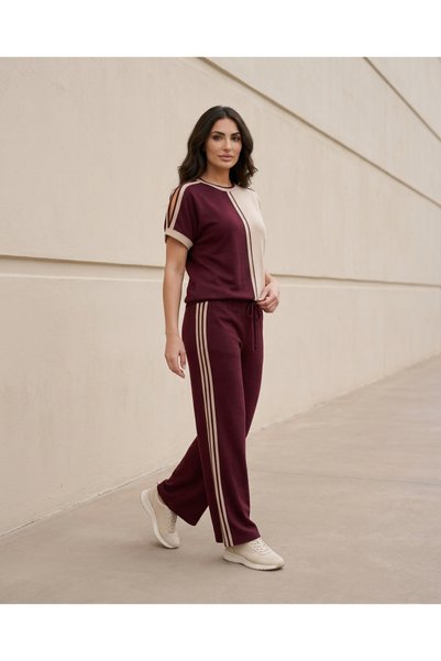 NO BRAND Vrn-Pjm-008 |   Daily Two-Color Pajamas