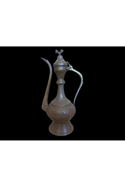 depo haki 15x10x26 cm. Vintage Kalem İşi Süslemeli Bakır İbrik