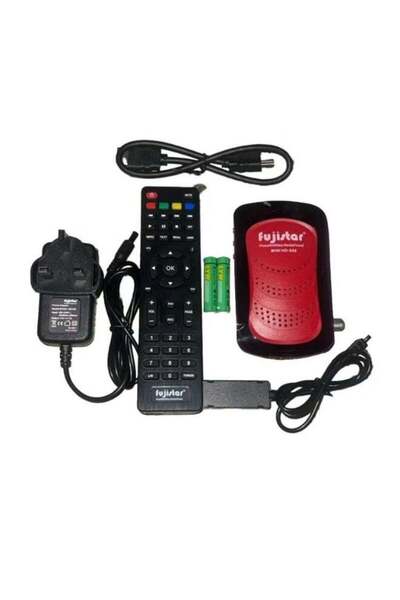 fujistar Digital Satellite Receiver Mini HD-888 with Dual Screen and Dual Sen...