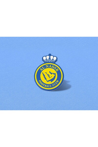 SKYPINZ Brooch - Al-Nassr Club - Magnetic Attachment Method - Magnet