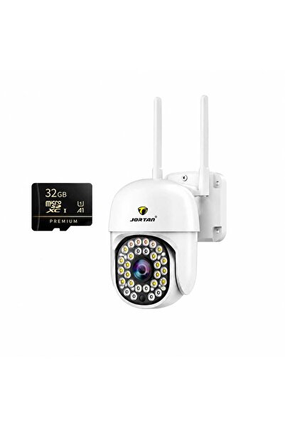 Jortan Cameră de supraveghere WiFi de exterior 1080P Full HD, Viziune nocturn...