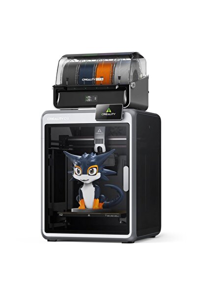 Creality K2 Combo(A) 3D yazıcı, 260×260×260 mm yapı hacmi, 16 renge kadar çok...
