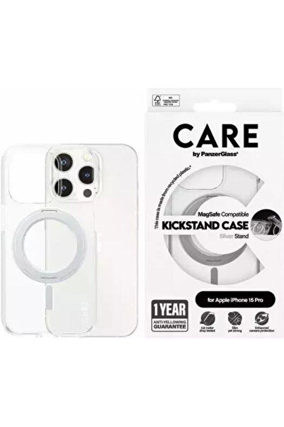 Panzer Glass Θήκη Apple iPhone 15 Pro Care By Panzerglass με Βάση Στήριξης Ma...