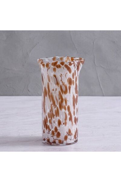 Danube Home Mirabella Brown Glass Vase 13x23cm Elegant Home Flower Vase Decor...