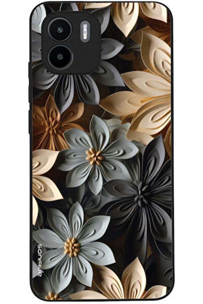 Other Θήκη Sonique Σειράς 3D Λουλουδιών για Xiaomi Redmi A1 Redmi A2 Γκρι