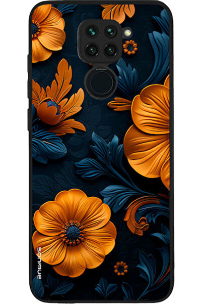 Other Θήκη Sonique Σειράς 3D Λουλουδιών για Xiaomi Redmi Note 9 Πορτοκαλί 01