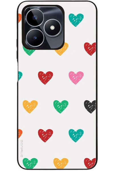 Other Θήκη Sonique Heart Series για Realme C51 Realme C53 Realme Note 50 Λευκ...