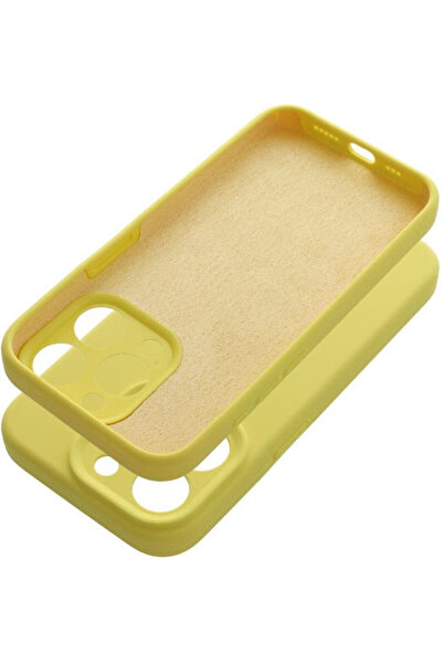OEM Back Cover Silicone 2mm Yellow (iPhone 16 Plus)