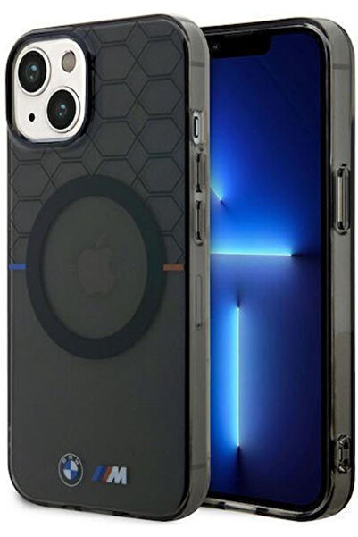 BMW 6.1 Πίσω Κάλυμμα Σιλικόνης Γκρι (iPhone 14) Κωδικός: BMHMP14SHGPK