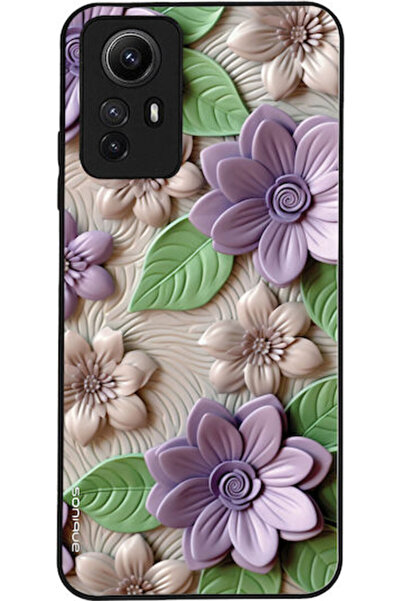 Other Θήκη Sonique Σειράς 3D Λουλουδιών για Xiaomi Redmi Note 12s Βιολετί