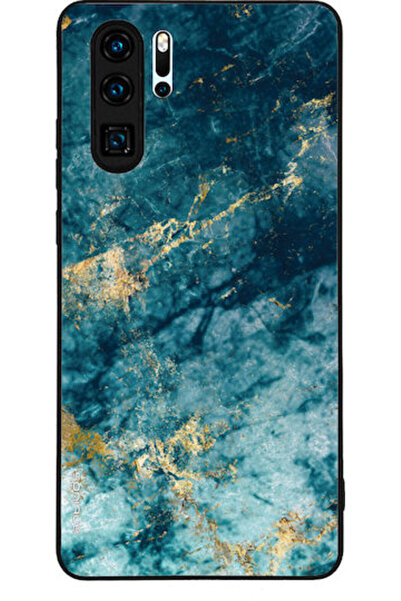 Other Θήκη Sonique Σειράς Marble για Huawei P30 Pro Μπλε