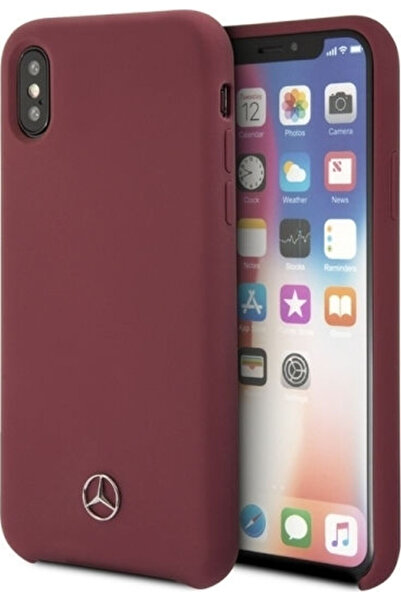Mercedes Benz Mercedes-Benz Πίσω Κάλυμμα Σιλικόνης Κόκκινο (iPhone X / Xs) Κω...