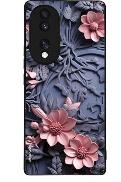 Other Θήκη Sonique Σειράς 3D Λουλουδιών για Honor 70 5G Ροζ 02