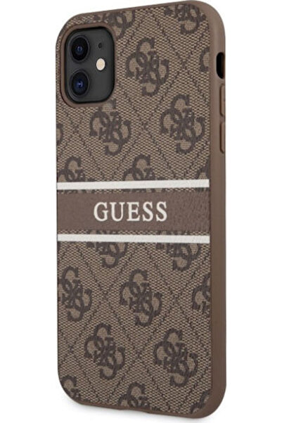 Guess Πίσω Κάλυμμα Πλαστικό Καφέ (iPhone 11) Κωδικός: GUHCN614GDBR