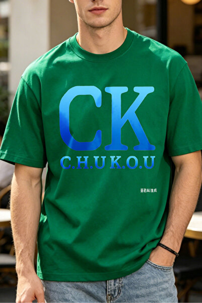 Fleck تي شيرتات كاجوال للرجال من CK C H U K O U تي شيرتات مطبوعة للرجال