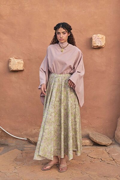 Ceylan Otantik Spring Flower Multi-Piece Skirt