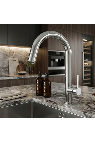 Newarc Bold Chrome Kitchen Sink Faucet 910731