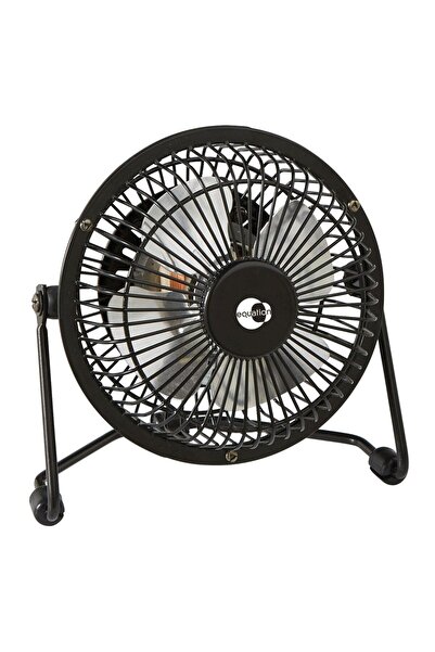 EQUATION Ventilator de birou Lara Mini, 15 W, Ø 10 cm, Negru