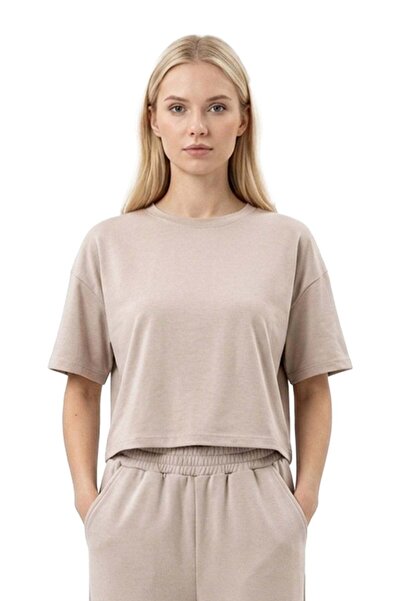 Cottonhill Premium - Sway Collection |   Mink Modal Crew Neck T-Shirt
