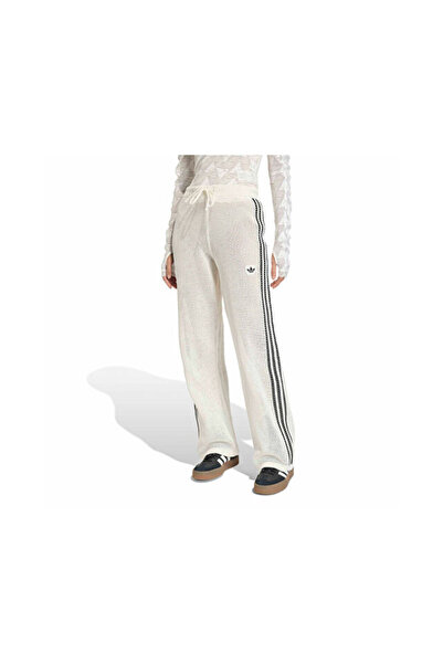 adidas Γυναικείο καθημερινό παντελόνι φόρμας Crochet Tp KC6493 Λευκό