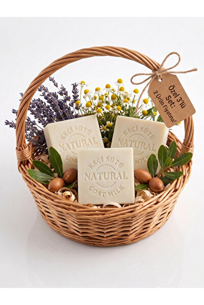 Dermolive 3-Piece Goat Milk Herbal Soap Set