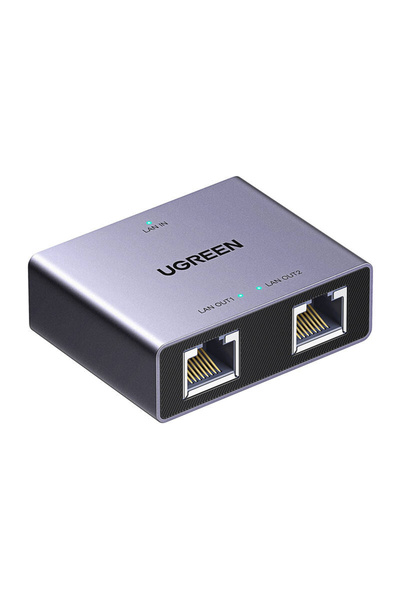 Ugreen 1X2 Ethernet Splitter Adapter For Computer Rj45 Fast Flow