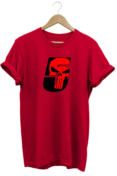 WİDİ Tricou unisex cu imprimeu Craniu, mărimea 5 – Design streetwear cu temat...