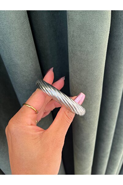 gozdeasutayaccessory Steel Silver Color Handcuffs