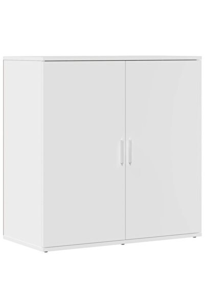 vidaxl Servantă, alb, 79x38x80 cm, lemn compozit