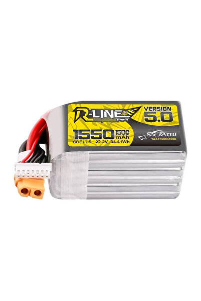 TATTU Baterie Lipo R-Line Versiunea 5.0 1550mAh 22.2V 150C 6S Pentru Drone