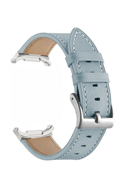 OEM Λουράκι Samsung Watch 8 Δερμάτινο Classic Γκρι