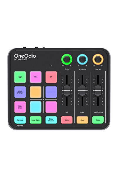 Oneodio Mixer audio și placă de sunet pentru streaming de podcasturi