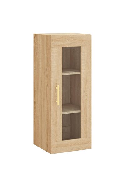 vidaxl Dulap montat pe perete, stejar sonoma, 34,5x34x90 cm